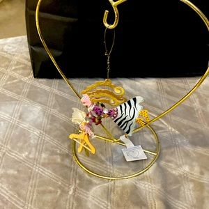 Fun fashionista flying back from a shopping spree hangers tags money all hanging